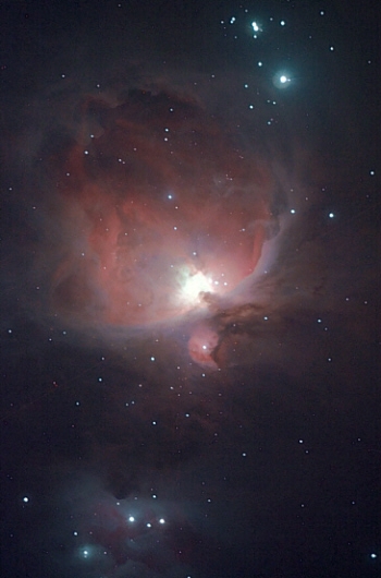 Orionnebel mit Astrograph