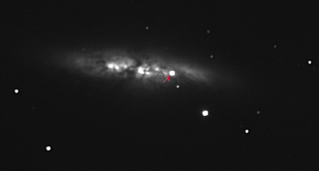 Supernova in Messier 82