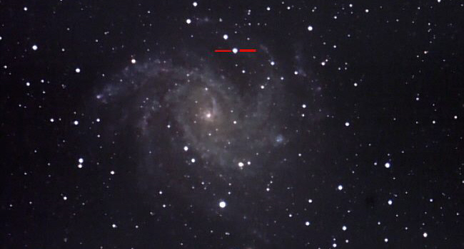 Supernova 2017eaw