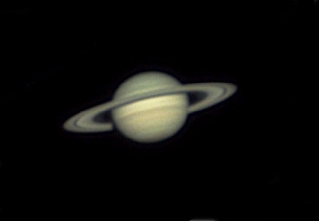 Ein erfolgreicher Blick auf Saturn zum Ende der Oppositionszeit