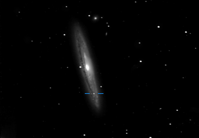 Supernova SN2024gy in der Galaxie NGC 4216 beobachtet