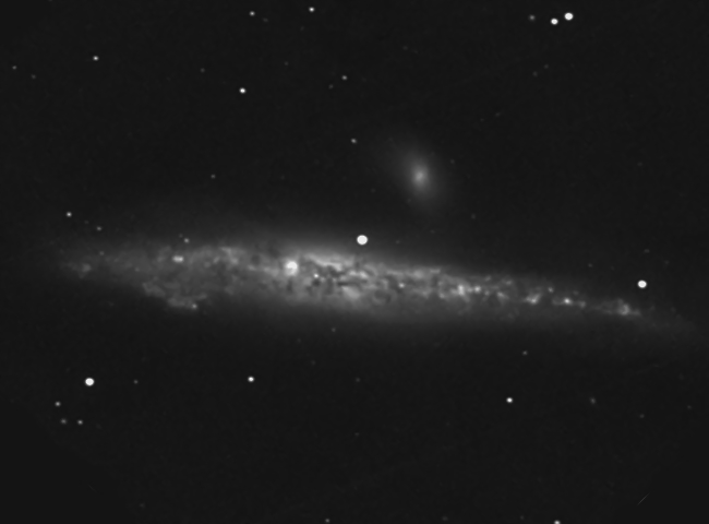 NGC 4631 und NGC 4656 – zwei wechselwirkende Galaxien in Canis Venatici
