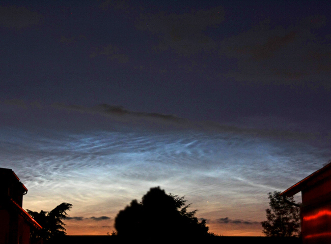 Erste Nachtleuchtende Wolken im Jahr 2024 beobachtet