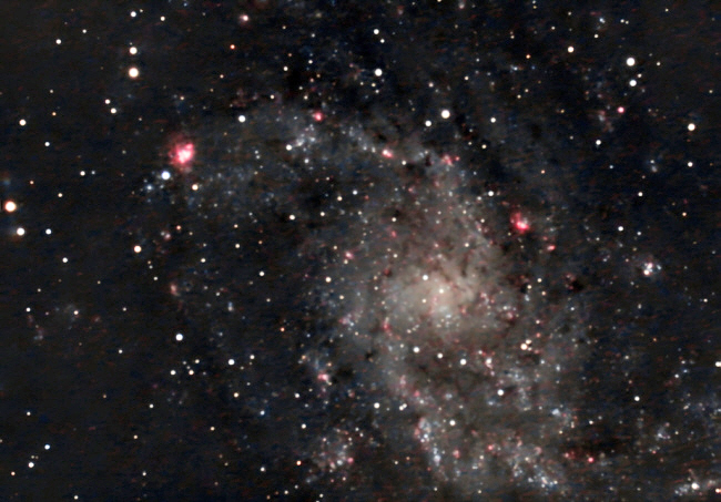 Nachbargalaxie Messier 33 detailliert abgelichtet